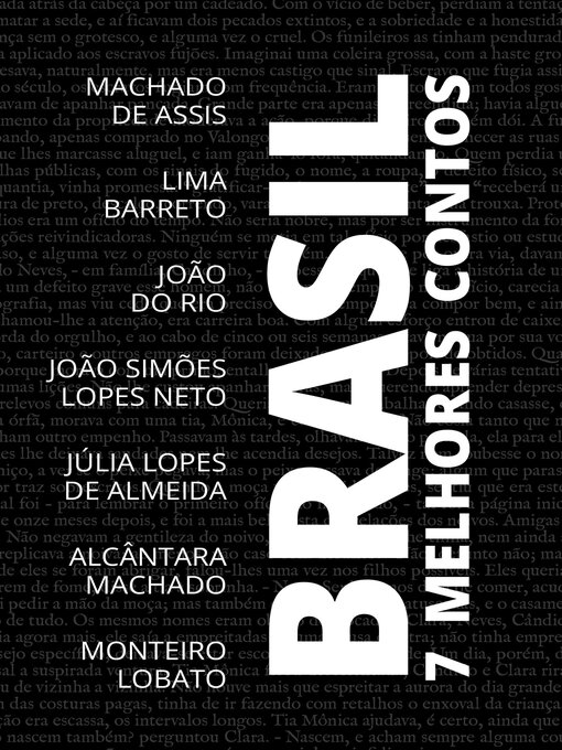Title details for 7 melhores contos--Brasil by Machado de Assis - Wait list